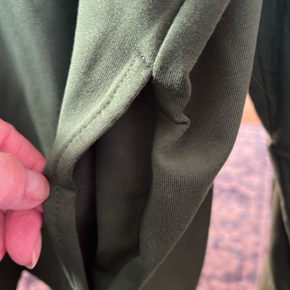 CuddlDuds crossover LS top, forest green,3x - Picture 6 of 8